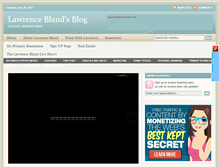 Tablet Screenshot of lawrencebland.com